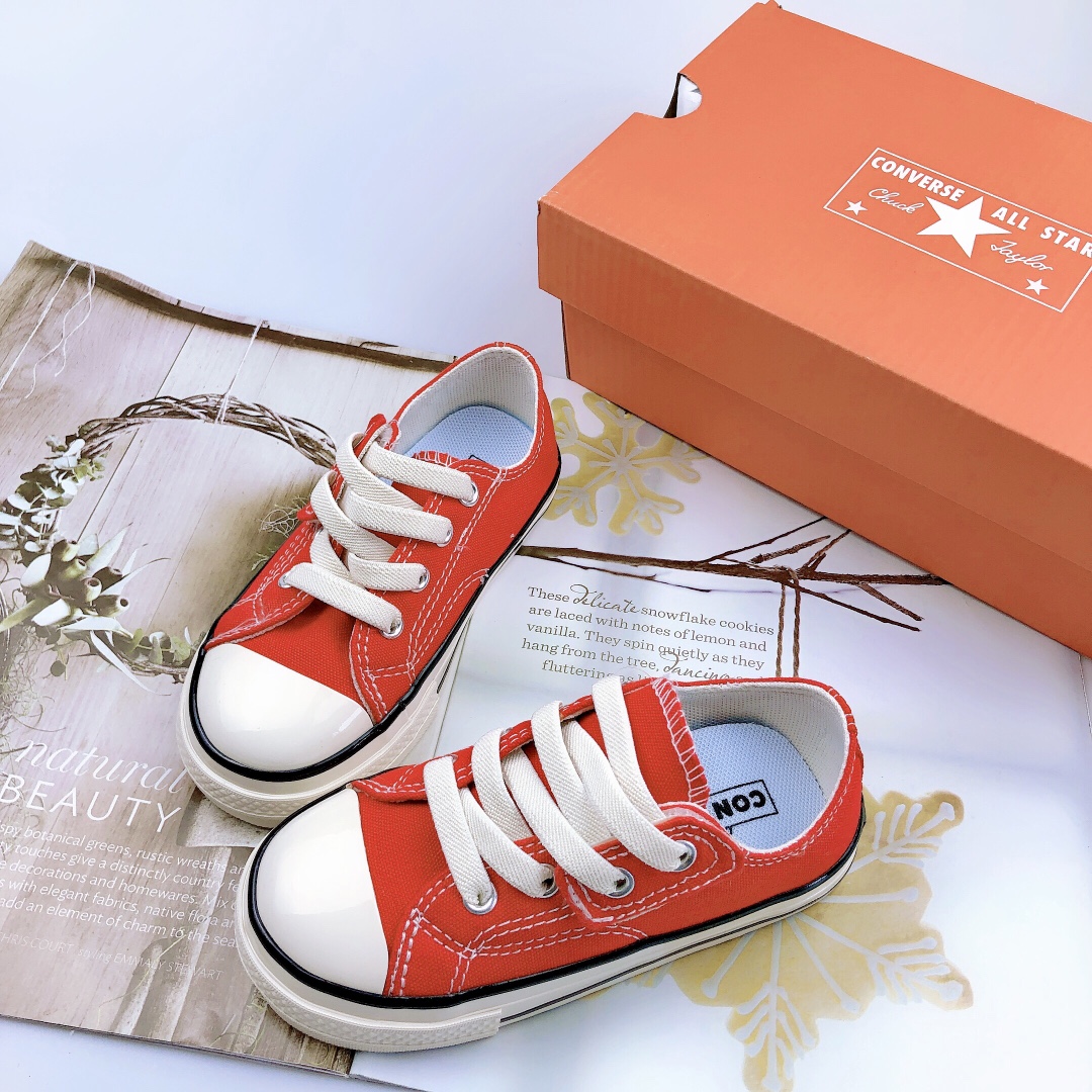 图片[2]-24-27松紧带 28-36鞋带 匡威1970儿童帆布鞋✨永远的神！ 百搭经典就属于匡W拉～潮娃必备款♥️孩子一定要有-选品中心