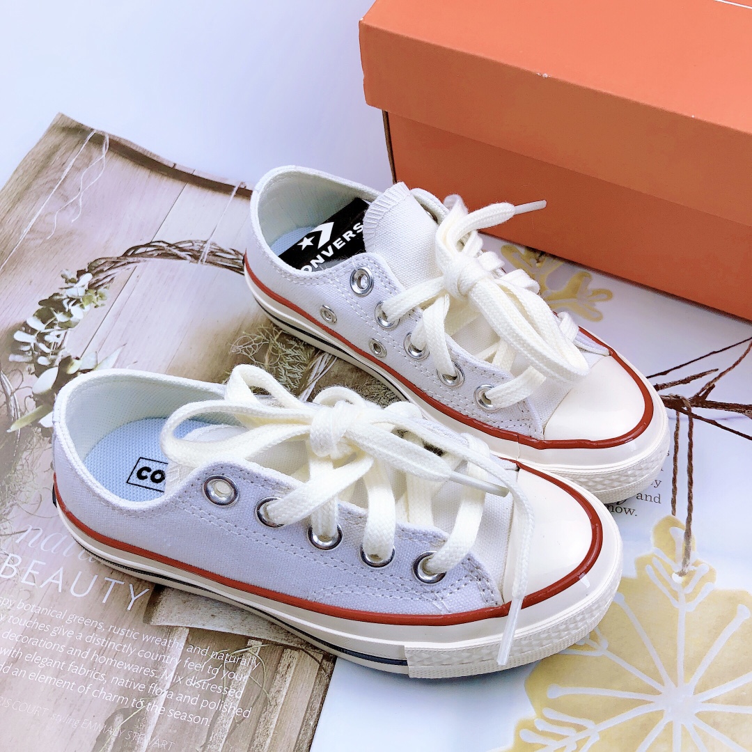 图片[4]-24-27松紧带 28-36鞋带 匡威1970儿童帆布鞋✨永远的神！ 百搭经典就属于匡W拉～潮娃必备款♥️孩子一定要有-选品中心