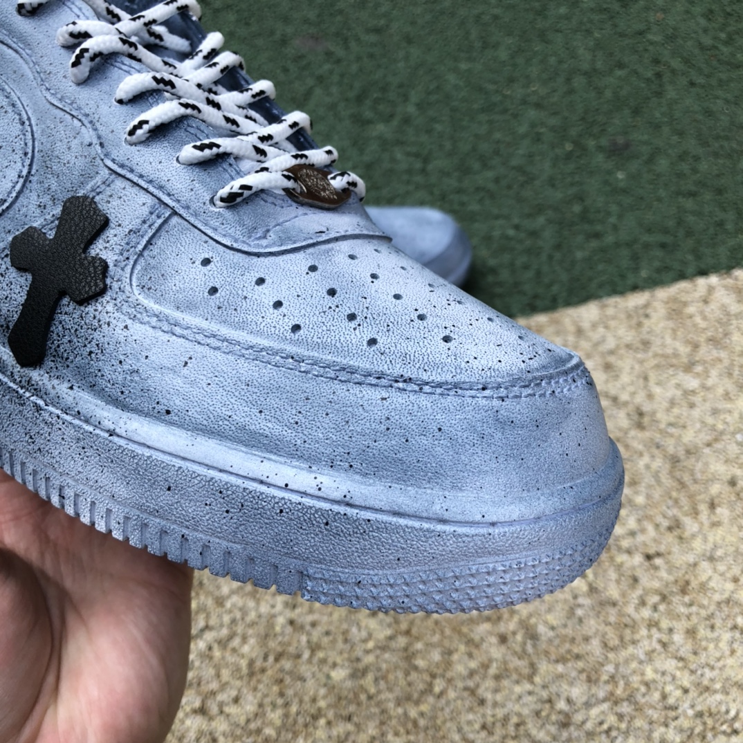 500  AF1浸染做旧破坏风  Nike Air Force1 AF1 浸染做旧破坏风