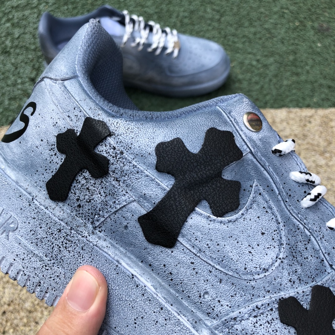 500  AF1浸染做旧破坏风  Nike Air Force1 AF1 浸染做旧破坏风