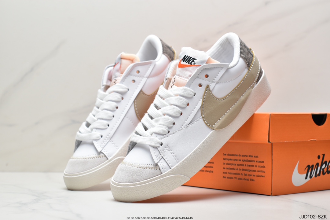 130 耐克NIKE WMNS Blazer Low LX 开拓者高帮百搭休闲运动板鞋 DD3111
