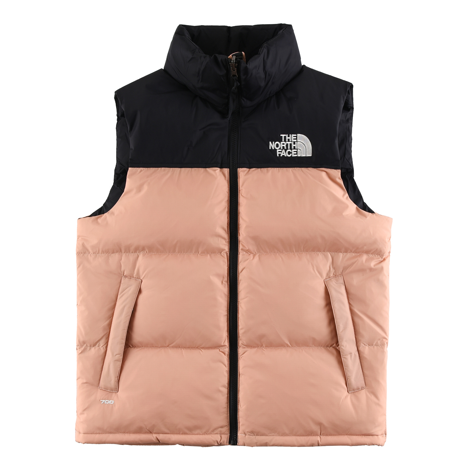 ＃暖冬福利 The North Face/北面 经典96款羽绒马甲 面料：国内独家日本原厂面料具有防水 防钻绒 防脱色特性，24支数压光呢子纺面料！ 内胆：400D高密度支数胆布彻底杜绝钻绒 漏绒 跑绒，等现象。 羽绒：广检80白鸭绒，蓬松度15.5 带有检测报告 辅料：原厂YKK拉链胸链*1条 侧口袋*2条可承受十万次拉力磨损！ 刺绣：日本进口百灵达刺绣机 用心做好每一款产品，不吹嘘，一切用细节说话！从面料到一个扣子全部原版复刻，你的最佳选择！男女同款。 尺码：XS-XXL-选品中心