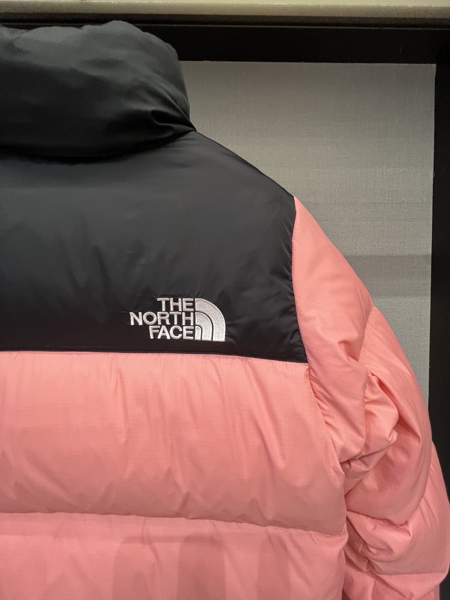 High-quality North Face 1996 down jacket, 90% white duck feather, 700 fill power, DWR water-resistant fabric, lightweight and warm for winter outdoor activities.-Big cat