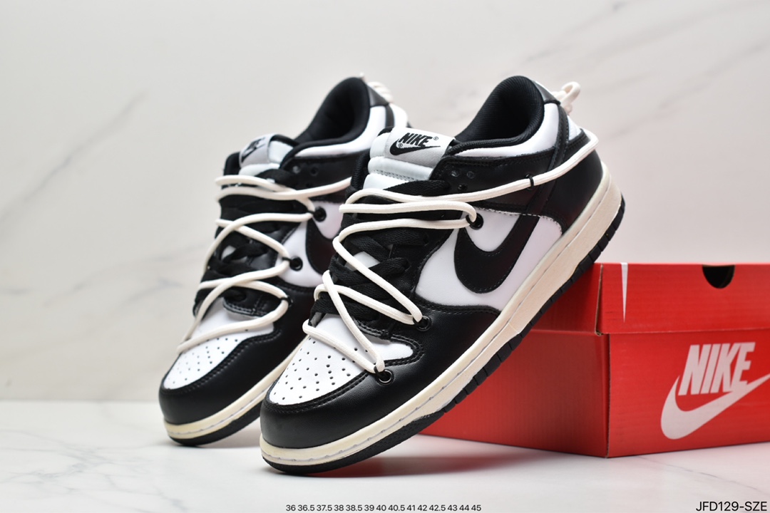 Nike Dunk Low 低帮 闪电 客制款 OW联名风格 低帮运动休闲板鞋 DD1391-001