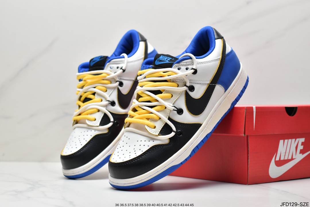 Nike Dunk Low 低帮 闪电 客制款 OW联名风格 低帮运动休闲板鞋 DD1391-001