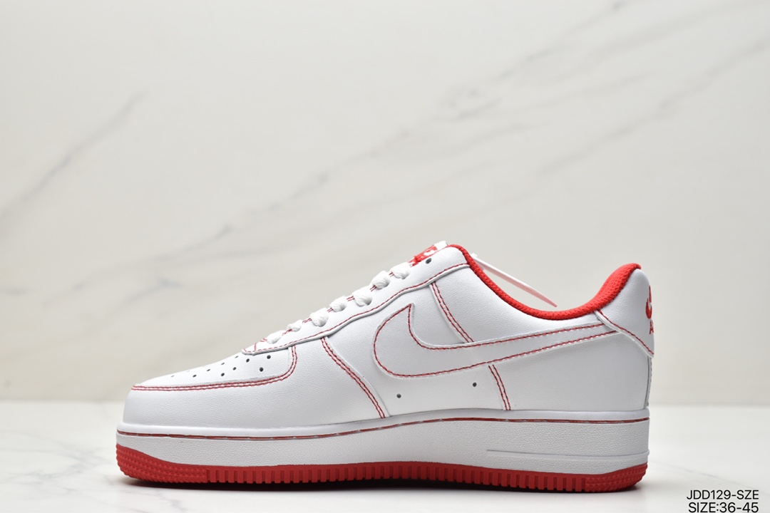 Nike Air Force 1’07”Laser Orange”经典低帮CV1724-101