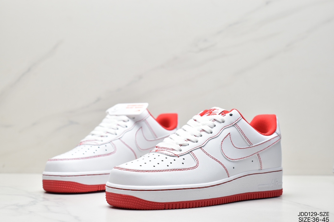 Nike Air Force 1’07”Laser Orange”经典低帮CV1724-101