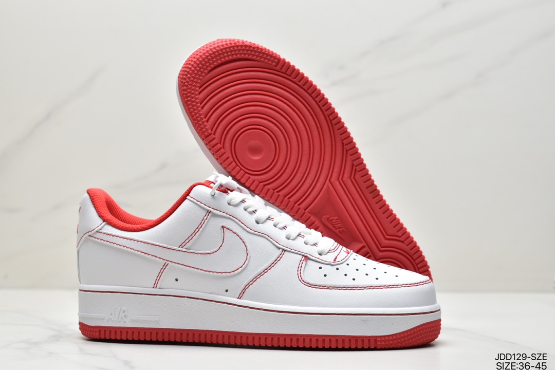 Nike Air Force 1’07”Laser Orange”经典低帮CV1724-101