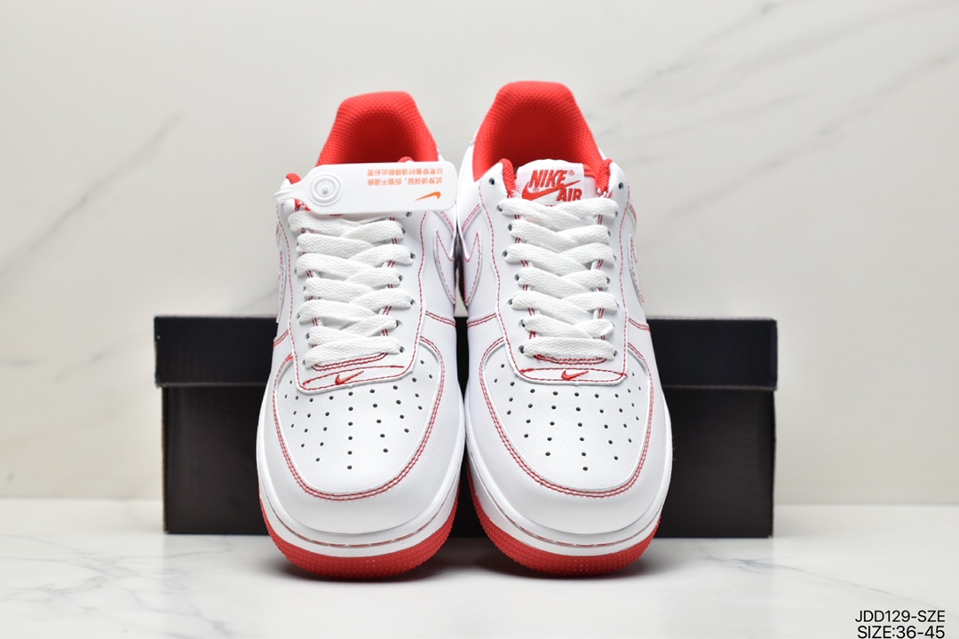 Nike Air Force 1’07”Laser Orange”经典低帮CV1724-101