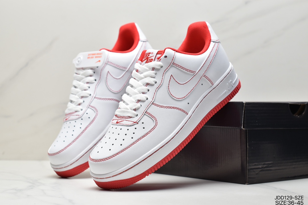 Nike Air Force 1’07”Laser Orange”经典低帮CV1724-101