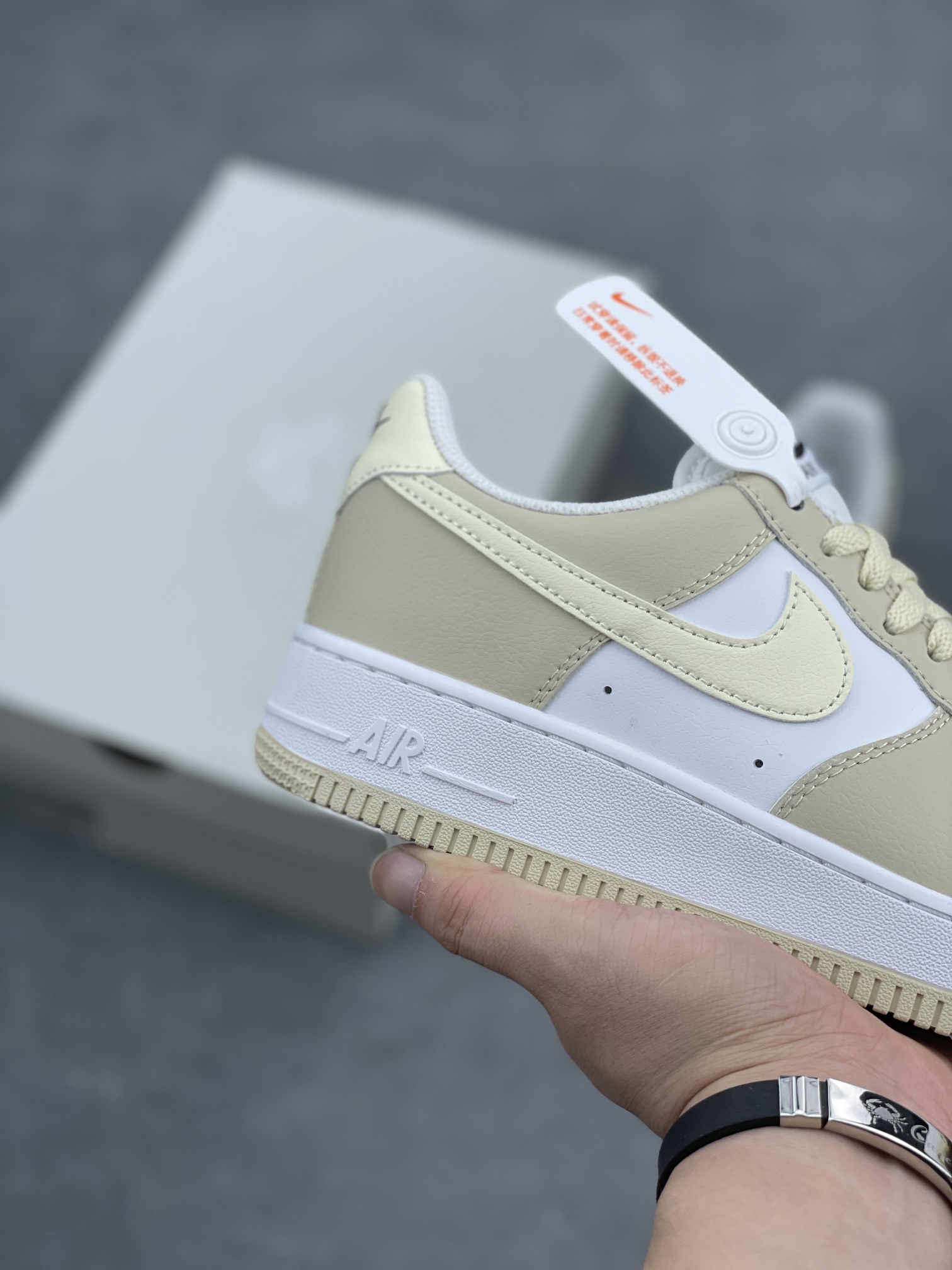 Nike Air Force 1 DZ2771-211: Original Edition with Air Cushioning, Beige/White 6 i1661281963 8389 4