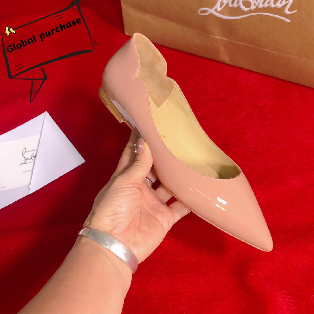 NO:100230,High-end customized fan classic series!  H1Cm, size 35-42. Genuine leather large sole 210964 naked skin, sheepskin, official website synchronization Standard European code Reference:210964 Color:nude/nude Material:cowhide Lining:goat leather Heel height:1Cm Sole:leather sole Size:EUR 35-42 (US 4-11):,,christian louboutin,sheepskin,Leather soles19860909高端订制 扇面精典款系列！ H1Cm,尺码35-42码.真皮大底 210964裸柒皮,羊皮里,官网同步 标准欧码 Reference:210964 Color:nude/nude Material:cowhide Lining:goat leather Heel heigh:1Cm Sole:leather sole Size:EUR 35－42（US 4一11) :,,christian louboutin,sheepskin,Leather soles,Women's Shoes