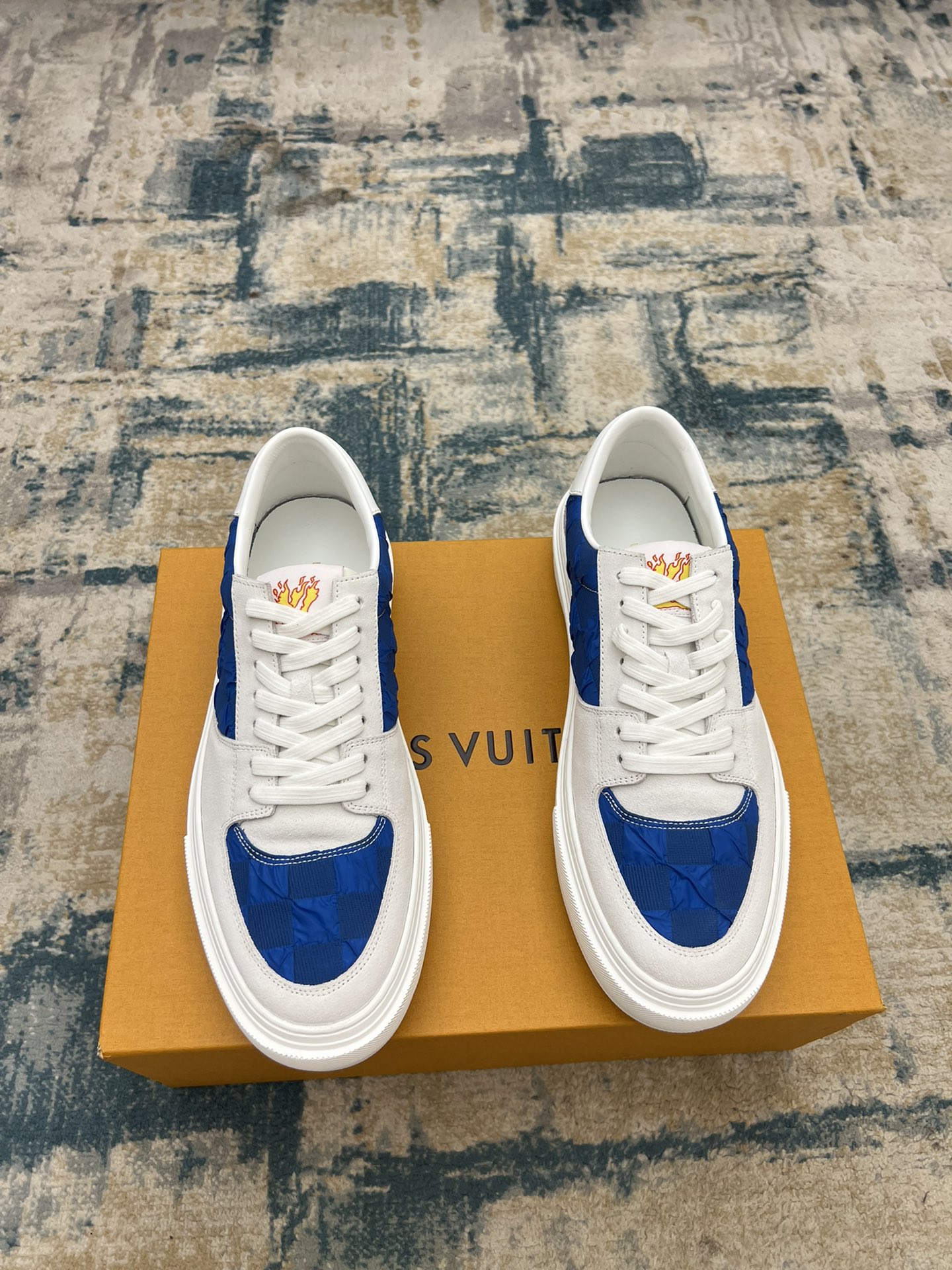 Louis Vuitton Sneakers Casual Shoes High Quality Designer
 Men Cowhide Rubber Casual