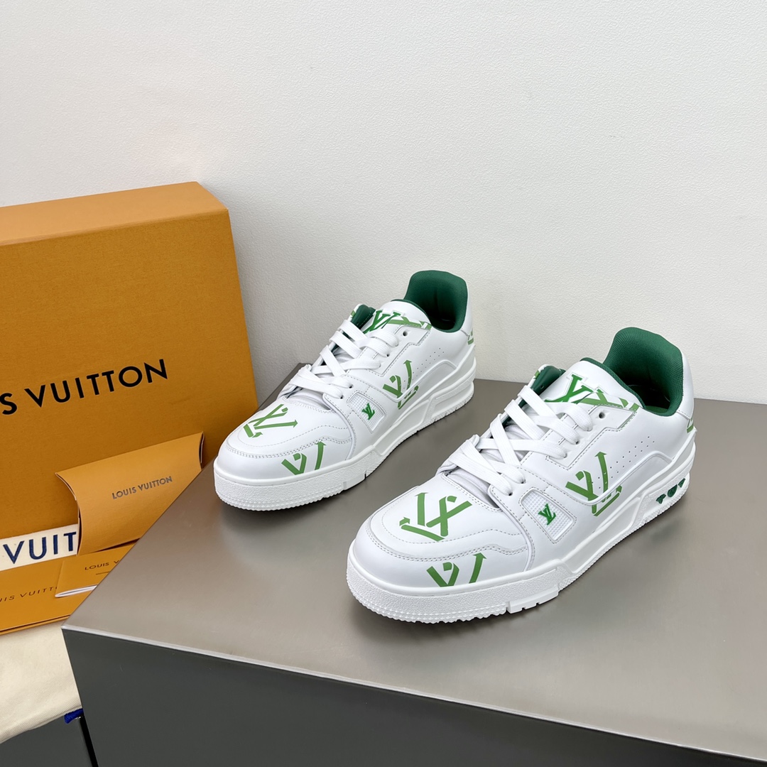 Louis Vuitton Sapatos Tênis A um preço barato
 Impressão Vintage Calças de moletom