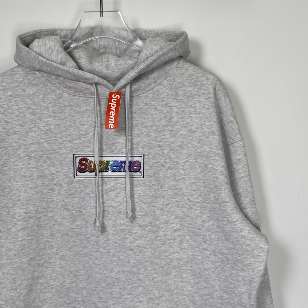 Supreme 22SS Bling Box Logo Hooded Sweatshirt – NYSummerShop