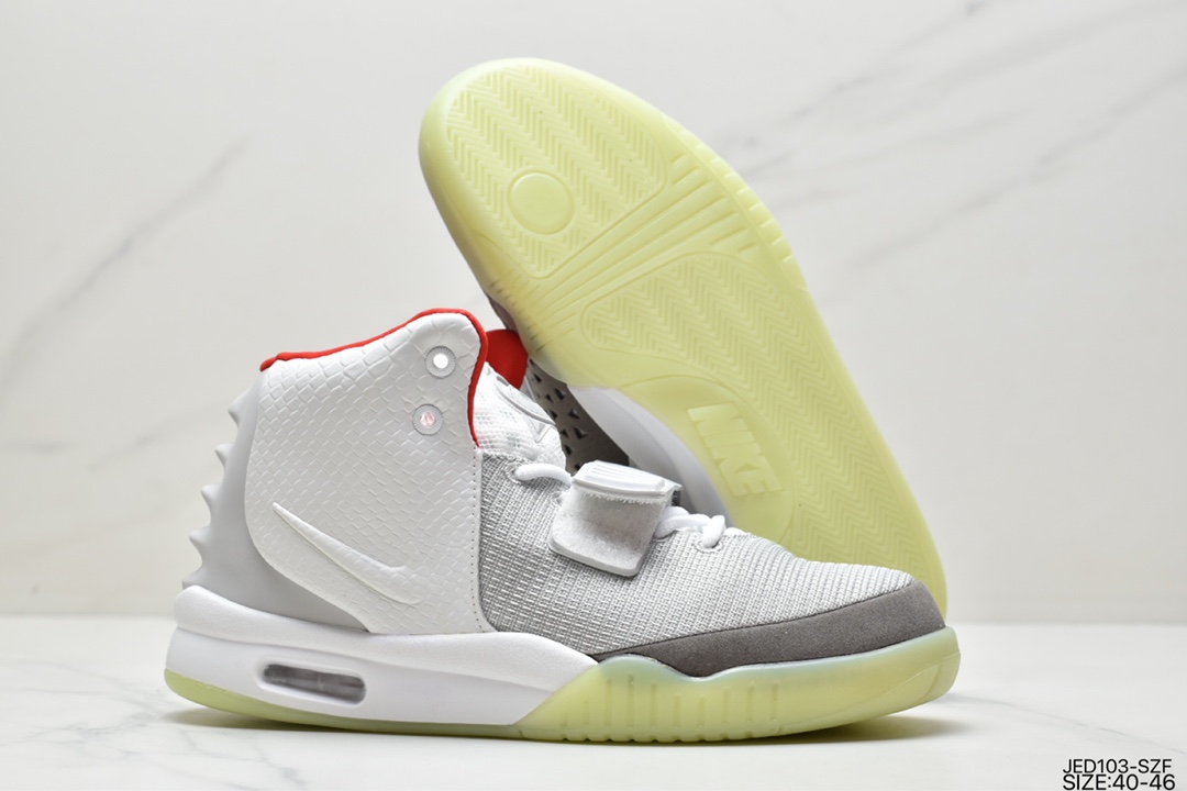 Joe 2 Nike Air Yeezy 2 Kanye Coconut Super Limited Edition Men's Cultural Basketball Shoes