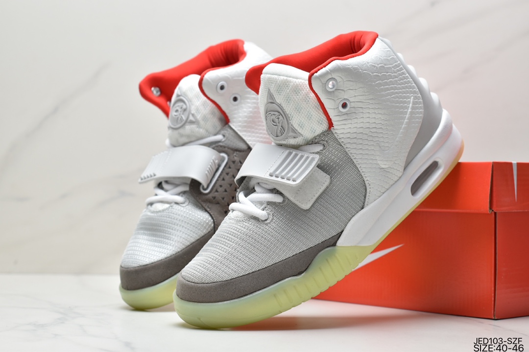 Joe 2 Nike Air Yeezy 2 Kanye Coconut Super Limited Edition Men's Cultural Basketball Shoes