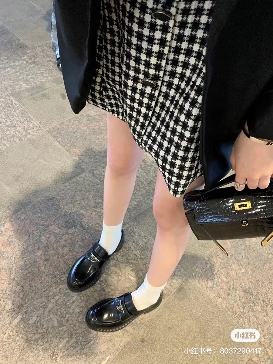 NO:668659,Upper foot picture, loafers, loafers19860909上脚图,乐福鞋,loafers,Women's Shoes