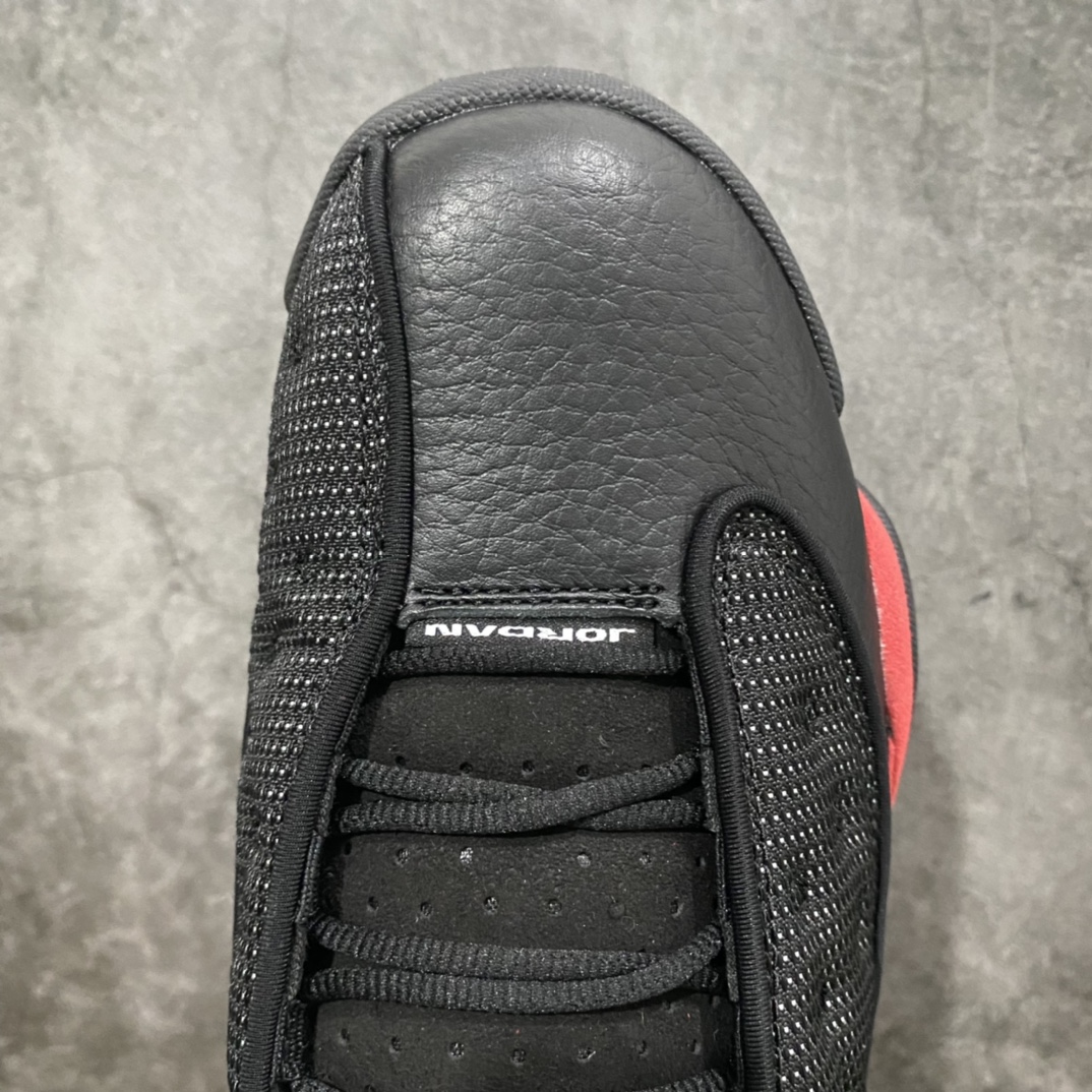 图片[5]-顶级莞产纯原 Air Jordan AJ13 黑红 货号：414571-004 东莞大厂纯原出品 原鞋开发 原厂猫眼👀 版型近乎零偏差 采购原厂皮料 LOGO五金部件高价开发私模 杜绝一眼假版本 #原鞋1：1开模大底共3层贴合工艺 三层中间加入海玻璃缓震鞋垫 大底采用进口一次MD而非市面二次MD低价原料成型 进口MD材料异味较少比原鞋还少 市面异味大刺鼻 尺码：40.5 41 42 42.5 43 44 44.5 45 46 47.5。-选品中心