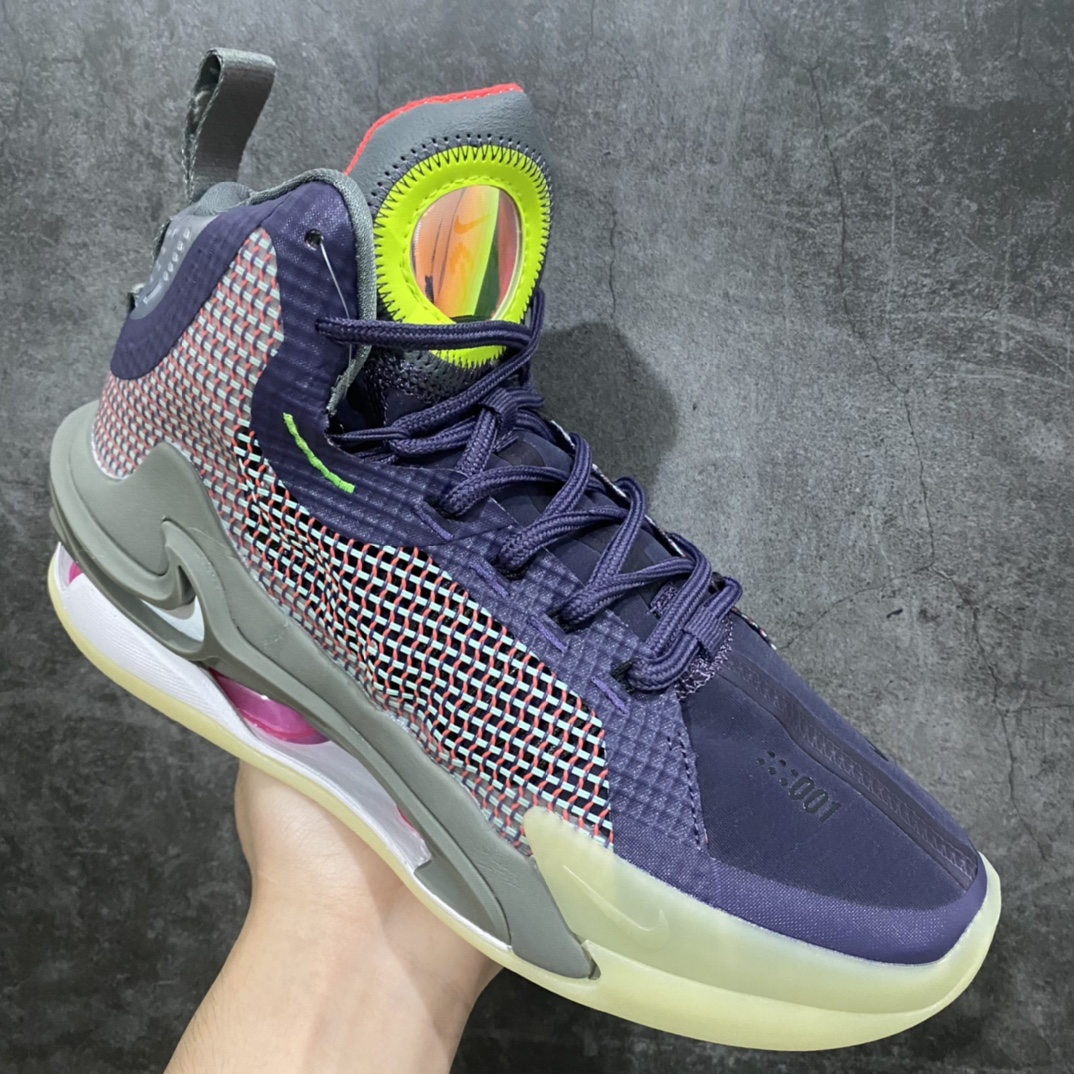 图片[3]-K版纯原 独家出货 Nike Air zoom G.T.Jump EP 实战篮球鞋 灰红 独家私模开发 定制梭织面料 十分透气 真纤维气垫加持 脚感无敌 百分之百还原原版味道 货号：DC9039-500 尺码：39-46-选品中心