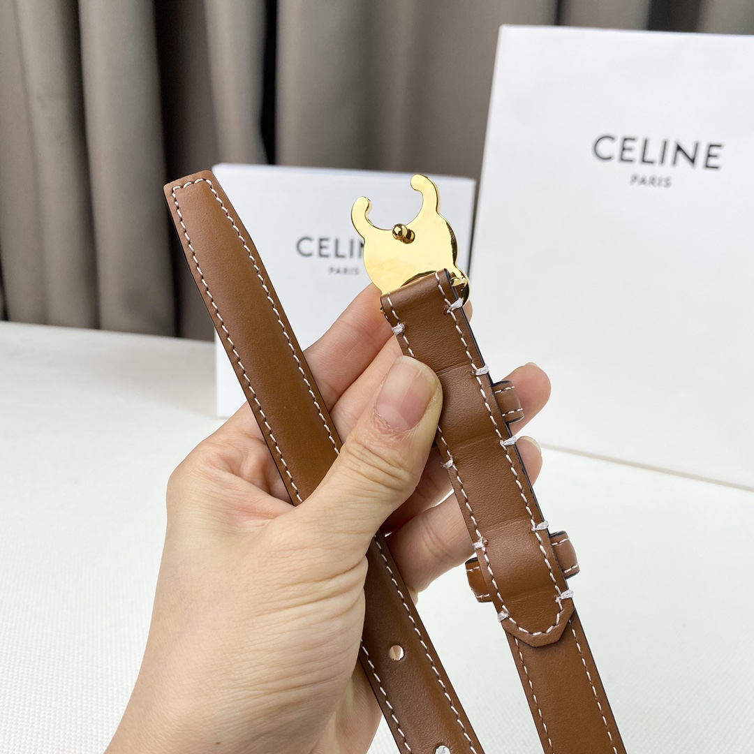 -Celine新品立体浮标针扣女士腰