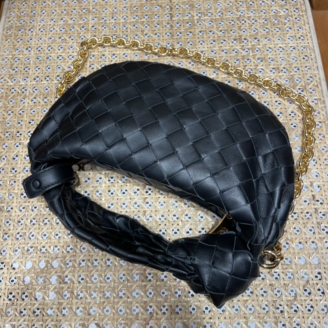 Bottega Veneta MINI CHAIN JODIE 28CM BAG 709562黑色