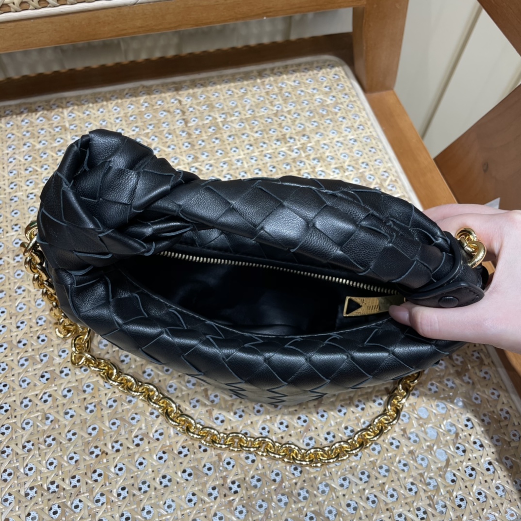 Bottega Veneta MINI CHAIN JODIE 28CM BAG 709562黑色
