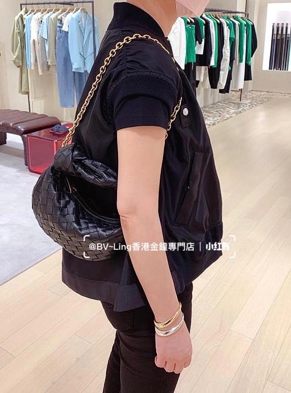 Bottega Veneta MINI CHAIN JODIE 28CM BAG 709562黑色