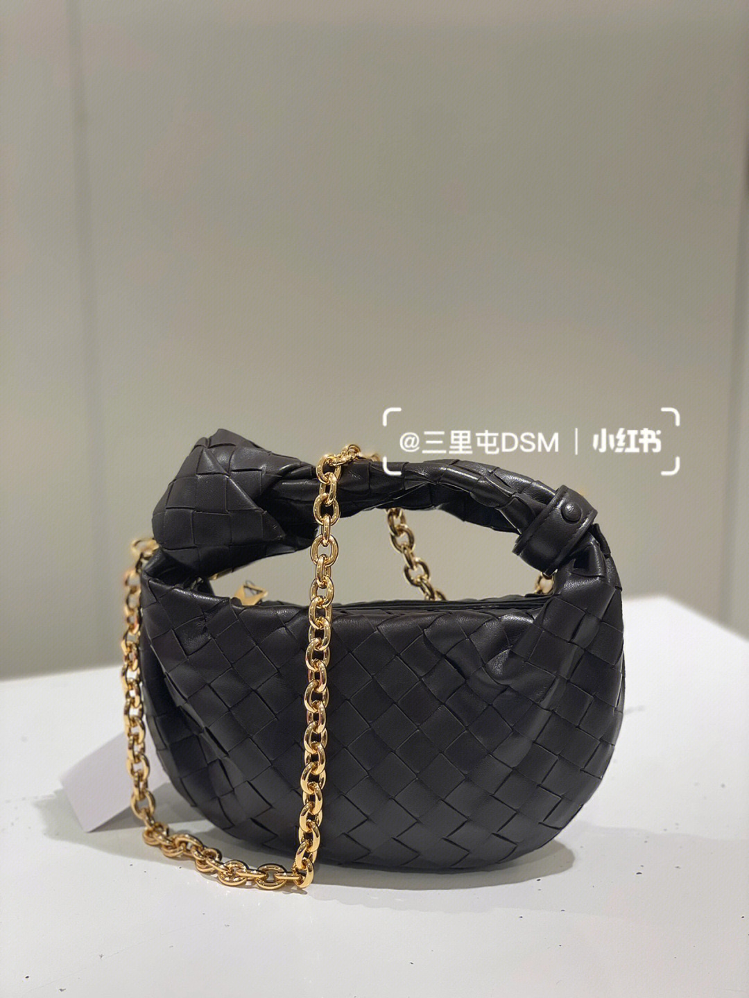 Bottega Veneta MINI CHAIN JODIE 28CM BAG 709562黑色