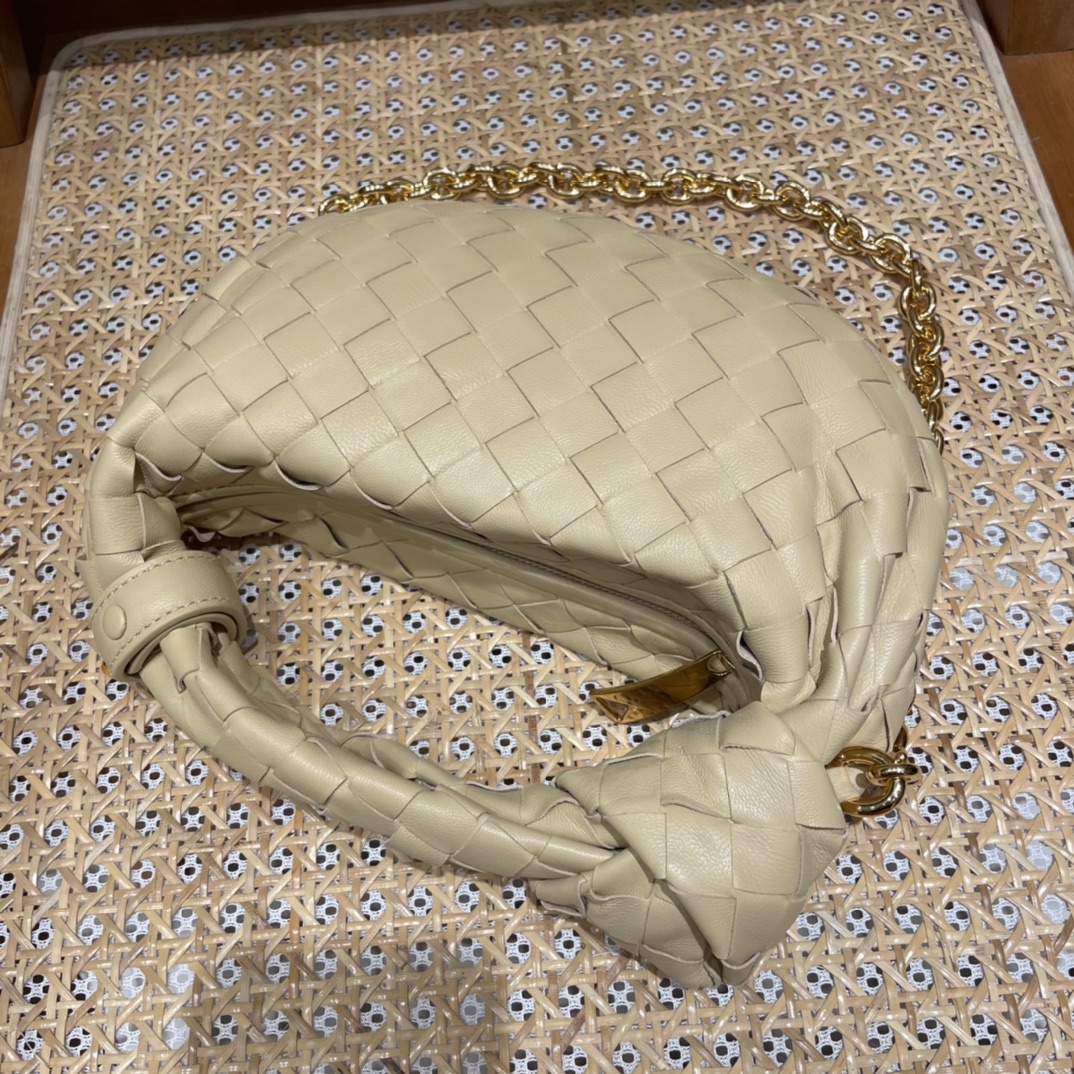 Bottega Veneta MINI CHAIN JODIE 28CM BAG 709562燕麦色