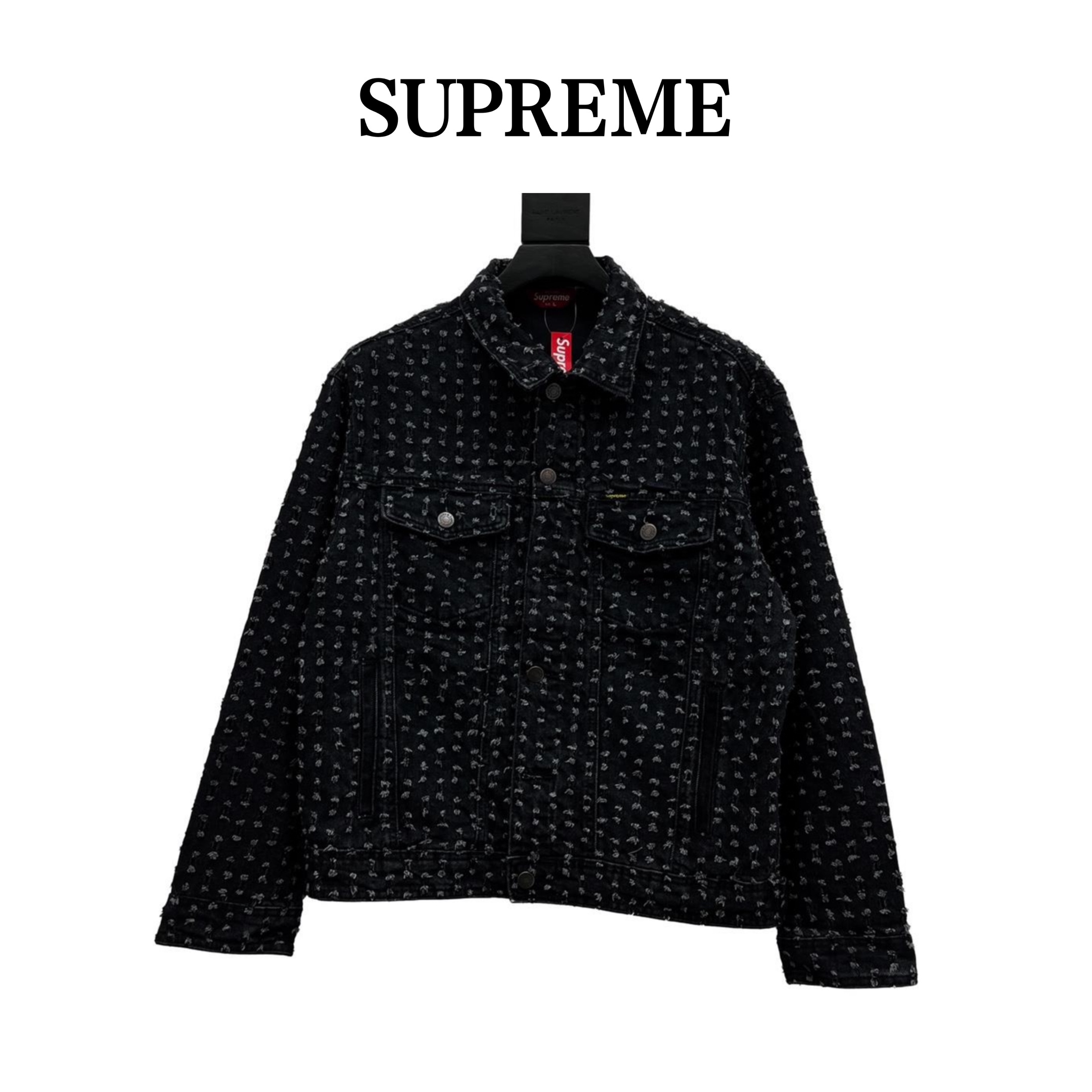 SUPREME 22Fw 弹幕破坏牛仔外套