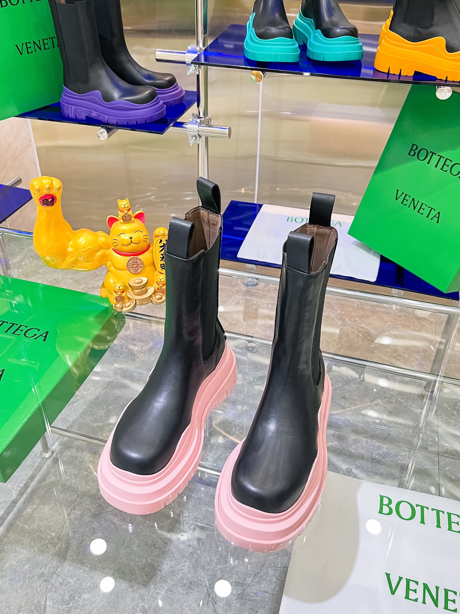 Bottega V Unveils New Series of Colorful Bottom-Heavy Boots