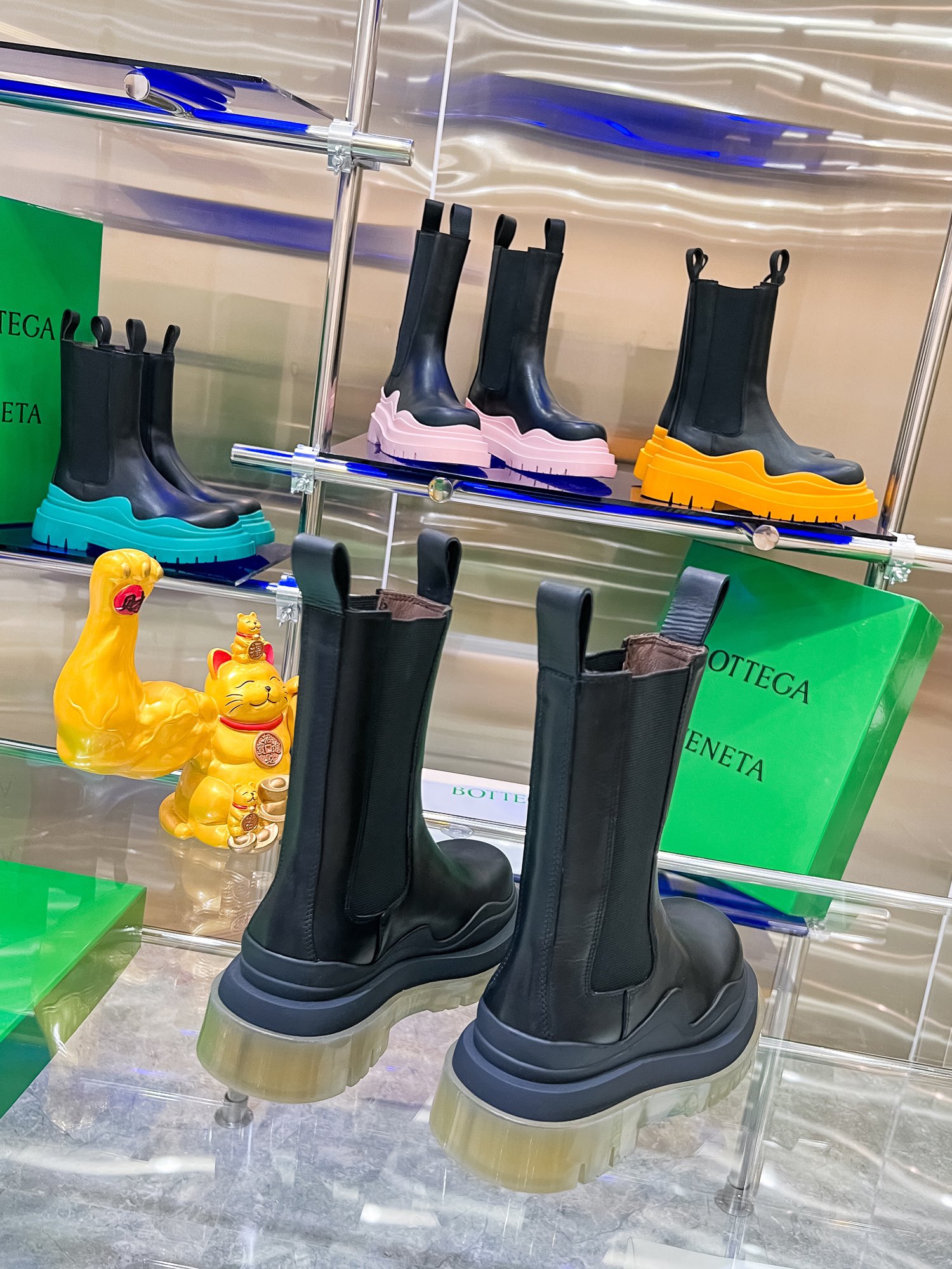 New Bottega V Coloured Bottom-Heavy Boots Series for P-Bot 900: Waterproof, Stylish, Durable - 图片 4