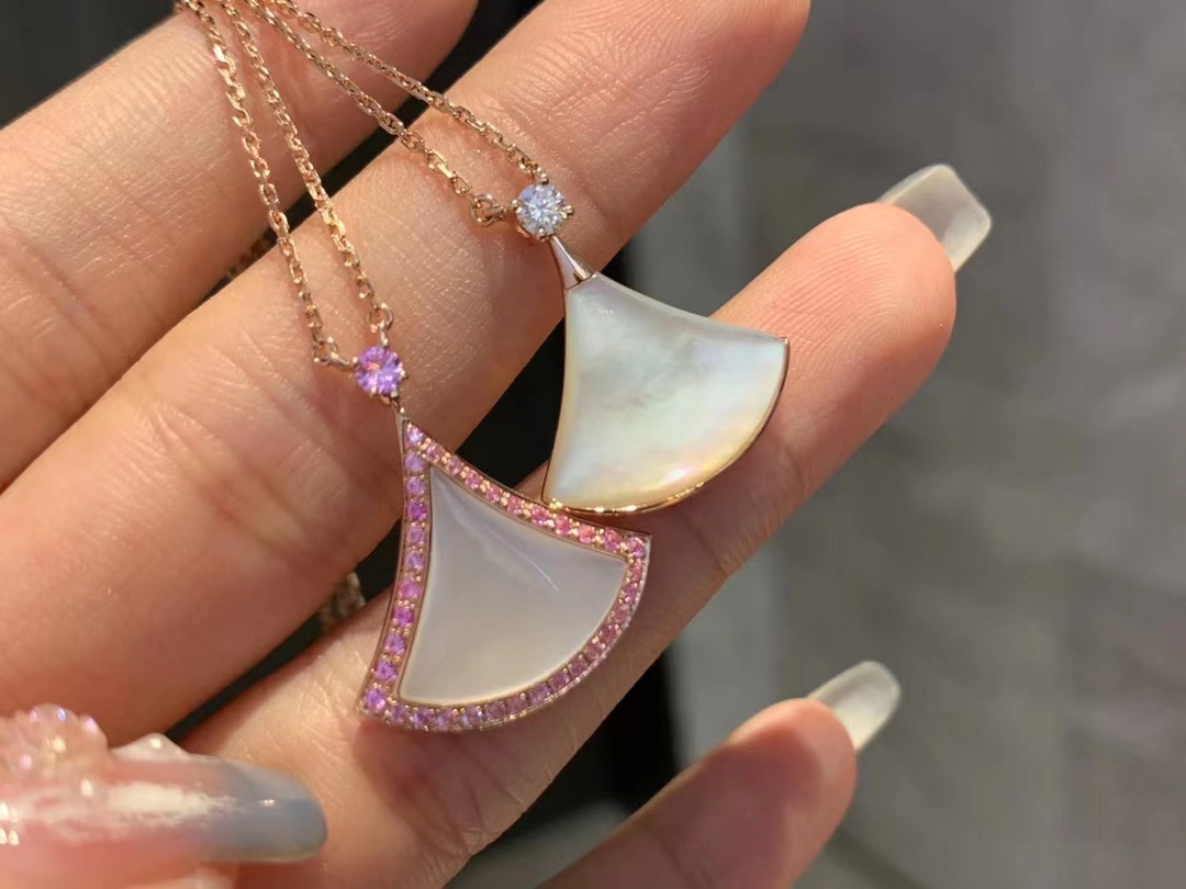 Bvlgari 宝格丽七夕新款扇子粉蓝宝20m