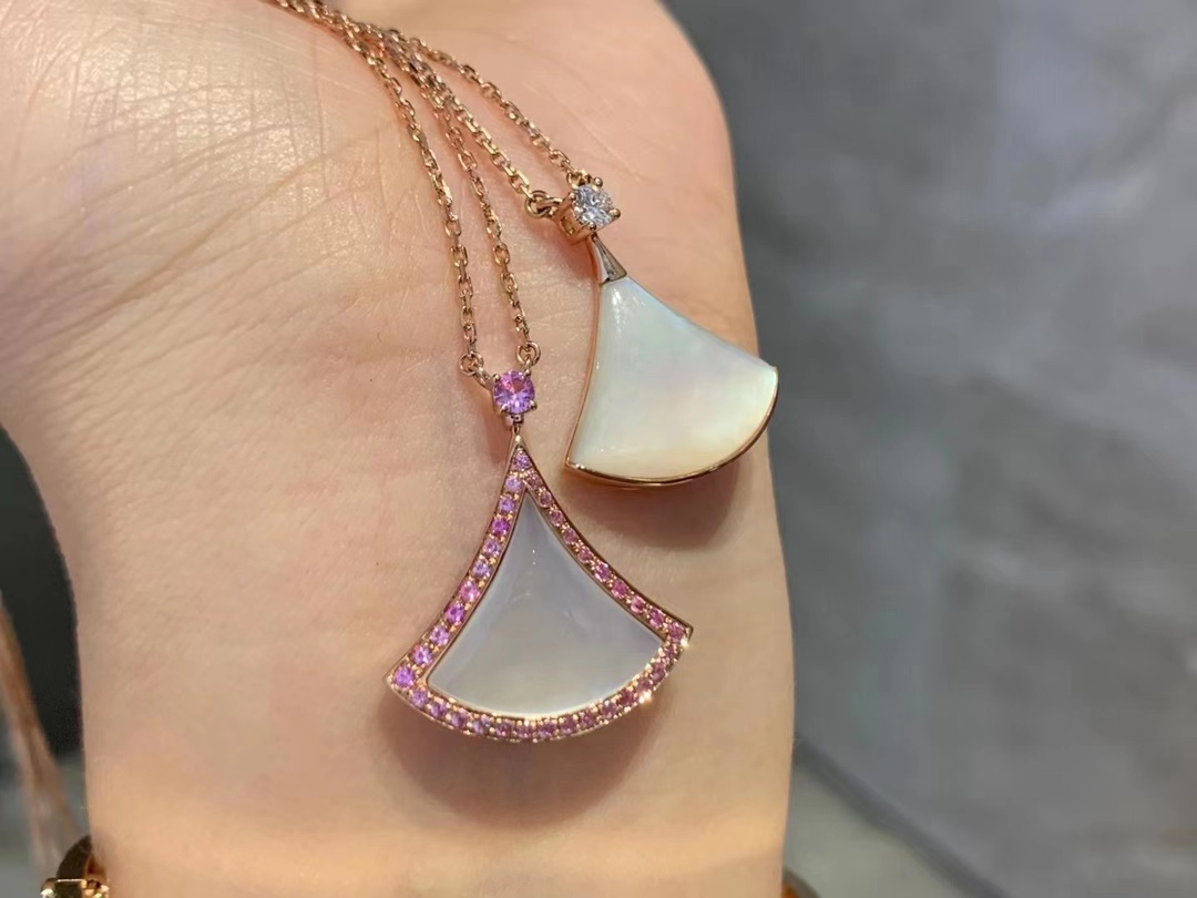 Bvlgari 宝格丽七夕新款扇子粉蓝宝20m
