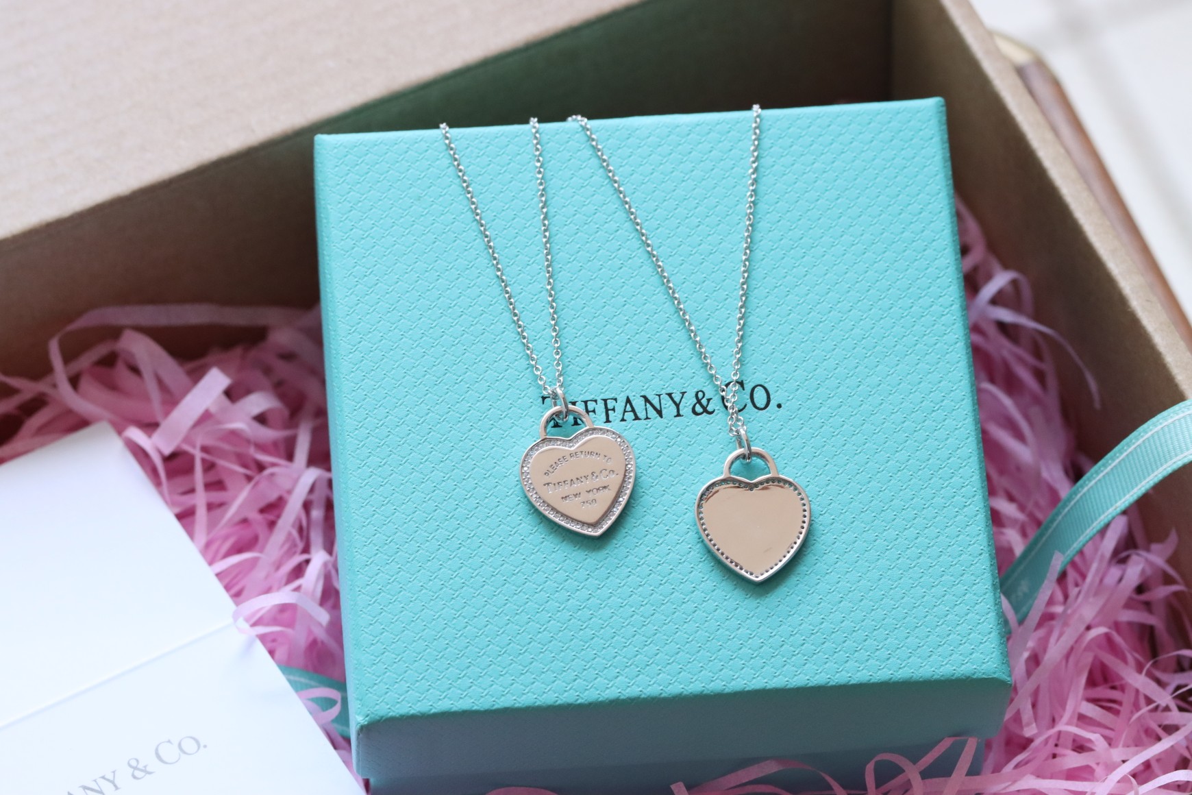 Tiffany & Co. Tiffany&Co.爱满心钻心牌锁项骨链