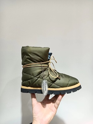 Louis Vuitton Snow Boots Black Green White Yellow Sewing Polyester Rubber Fall Collection
