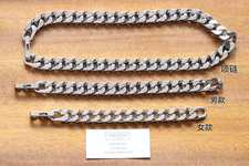Louis Vuitton Jewelry Bracelet Necklaces & Pendants Silver Unisex Women Men Spring/Summer Collection Chains