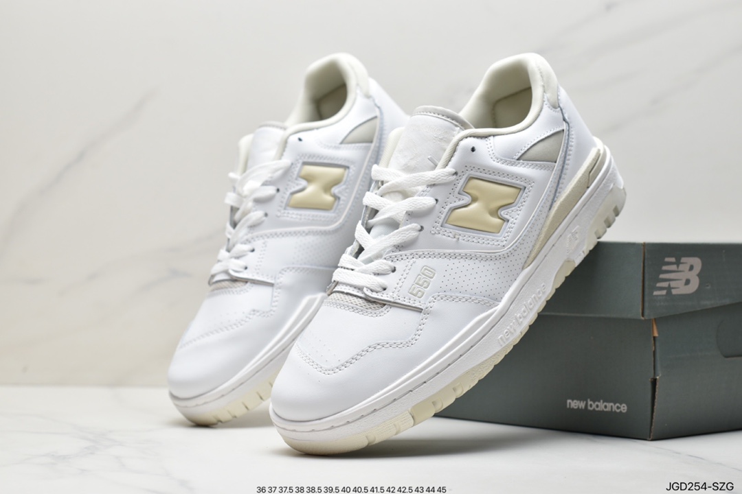 180 New Balance BB550系列经典复古低帮休闲运动篮球板鞋BB550WTG