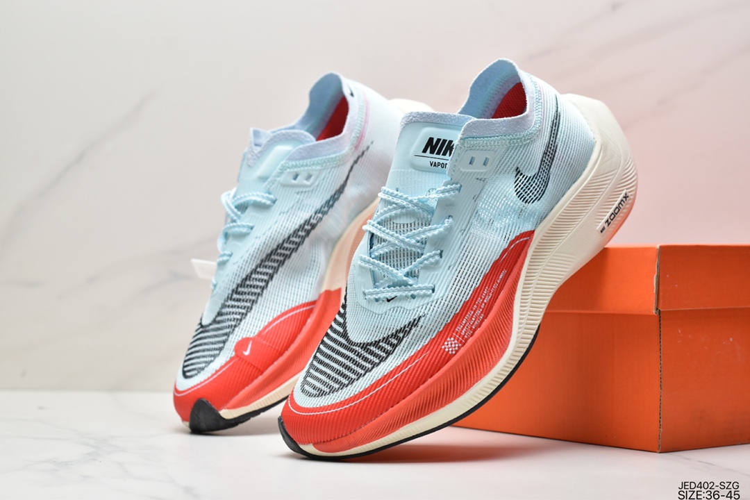 NK ZoomX Vaporfly NEXT% 2”Teal Blue”破2系列马拉松泡棉超轻缓震运动慢跑鞋CU4123-300 NK ZoomX Vaporfly NEXT% 2”Teal Blue”破2系列马拉松泡棉超轻缓震运动慢跑鞋CU4123-300