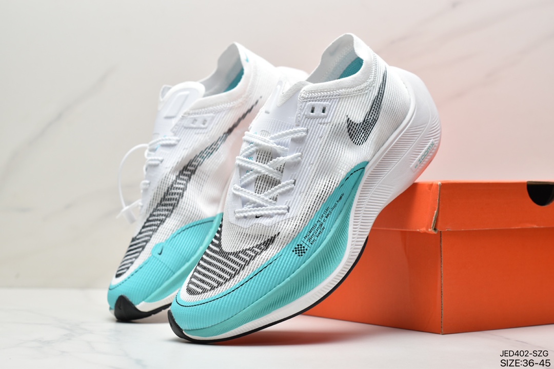 NK ZoomX Vaporfly NEXT% 2”Teal Blue”破2系列马拉松泡棉超轻缓震运动慢跑鞋CU4123-300 NK ZoomX Vaporfly NEXT% 2”Teal Blue”破2系列马拉松泡棉超轻缓震运动慢跑鞋CU4123-300