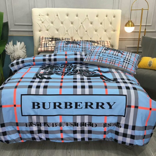 Burberry Inspired Plaid Bedding Set - Luxurious & Stylish 4-Piece Cotton Set 1 Burberry Inspired Plaid Bedding Set - Luxurious & Stylish 4-Piece Cotton Set