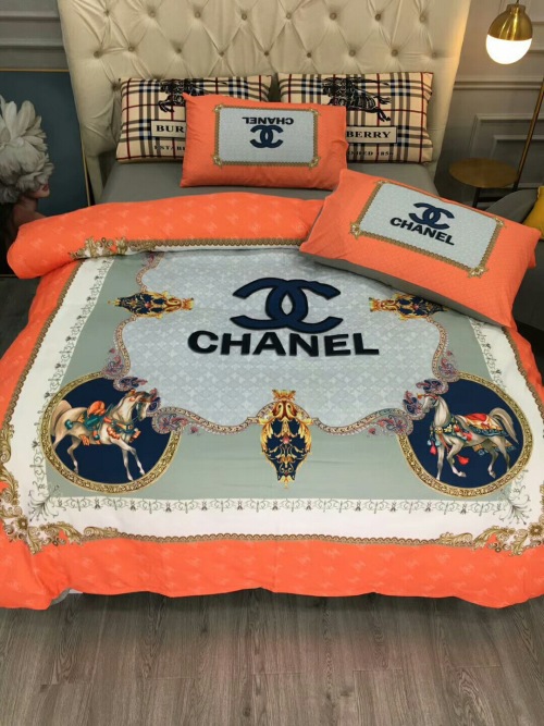 Luxury Cotton Bedding Set, 4-Piece Set with Digital Printing, Soft and Durable 1 Luxury Cotton Bedding Set, 4-Piece Set with Digital Printing, Soft and Durable