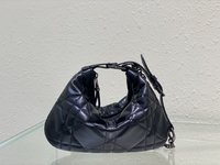 Designer 7 Star Replica
 Dior Caro Bags Handbags Black Cowhide Chains