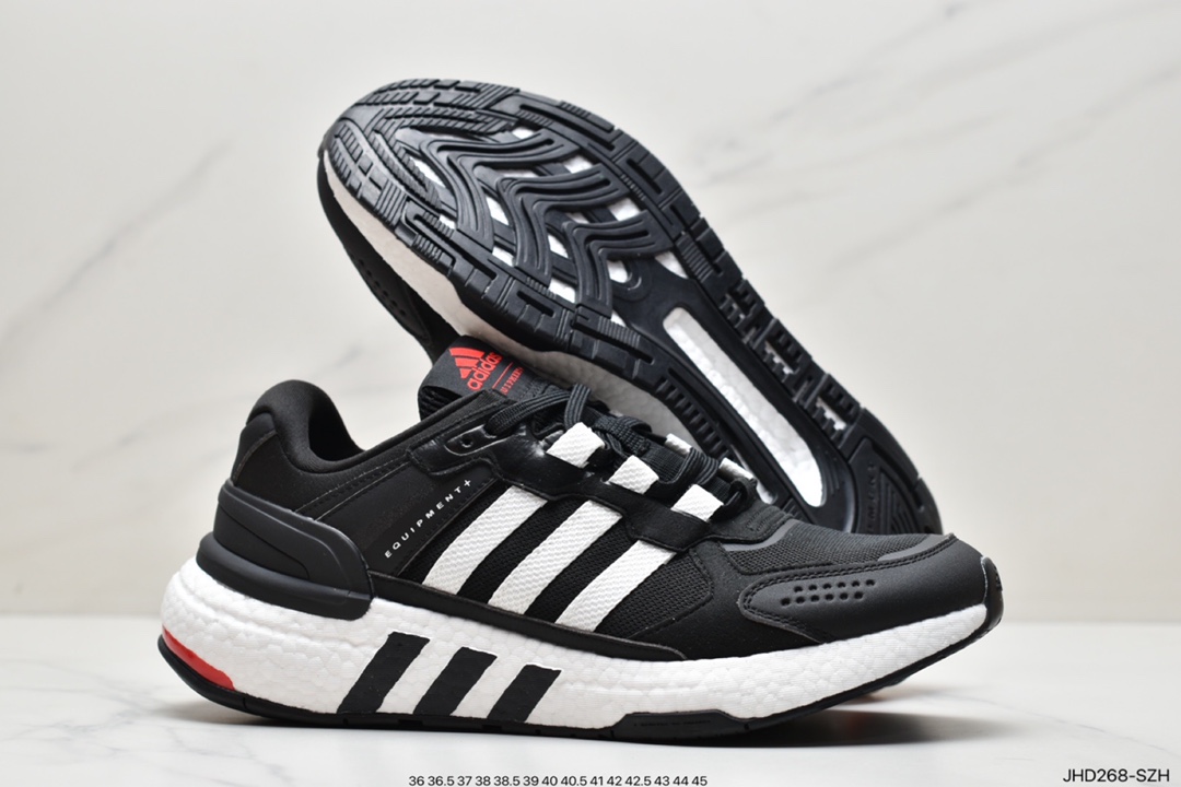 Adidas Equipment+ retro stitching leather casual running shoes GX6630