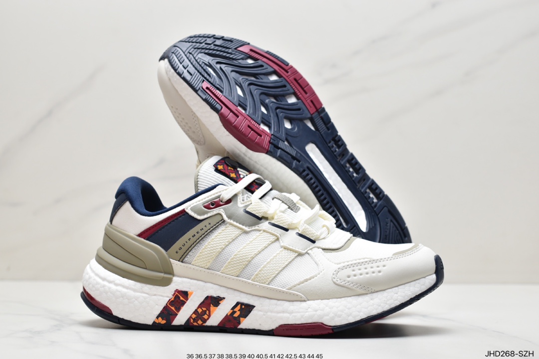 Adidas Equipment+ retro stitching leather casual running shoes GW4252