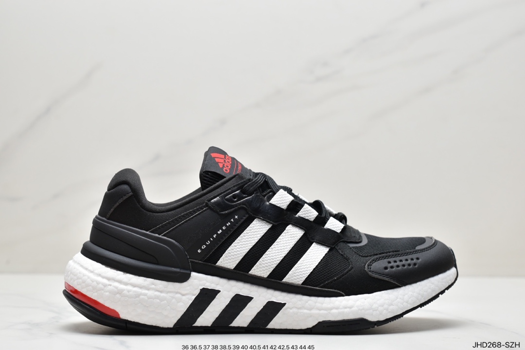 Adidas Equipment+ retro stitching leather casual running shoes GW4252