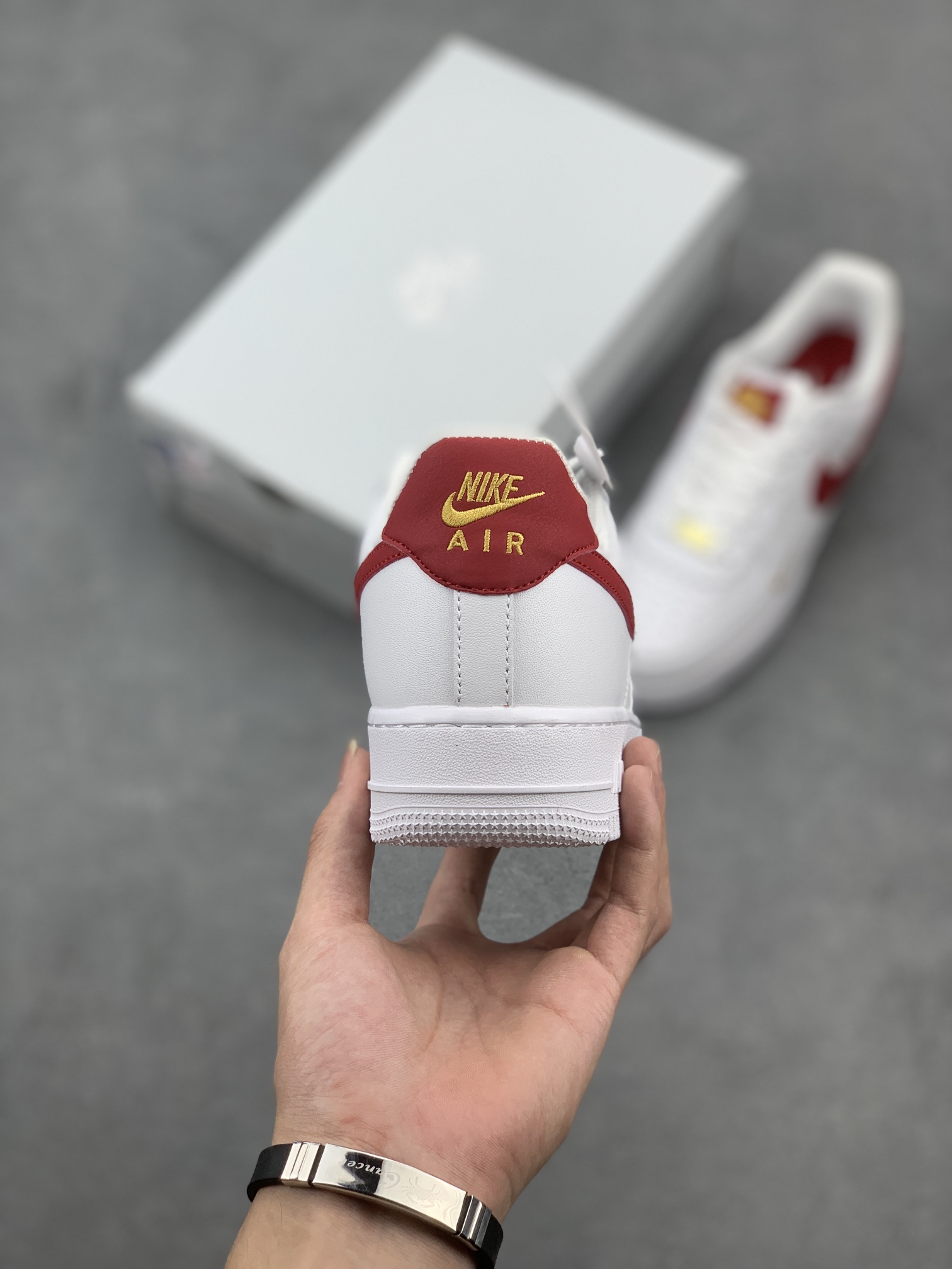 Nike Air Force 1 Low White Red Casual Sneakers CZ0270-104 5 i1661539921 3219 3