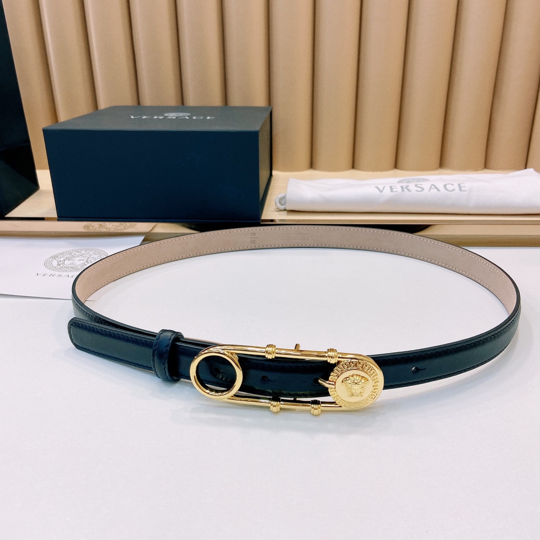 范思哲VERSACE2.0cm细腰带