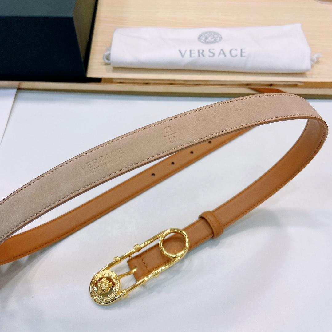 范思哲VERSACE2.0cm细腰带
